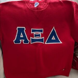 Vintage Russell Athletic Crewneck Sweatshirt with sorority letters